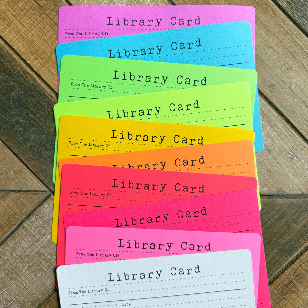 Library Cards – MykDesignShop