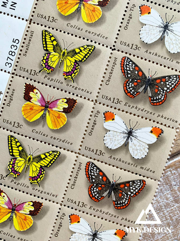 13c Dogface Butterfly Stamps - Pack of 10