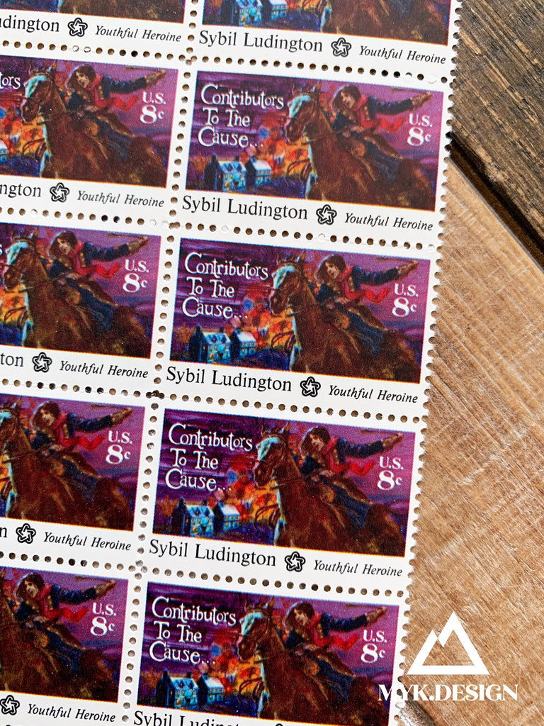 Sybil Ludington Youthful Heroine: Contributors to the Cause 10-50 U.S. Postage Stamps | Face Value 8 Cents | 1975 | Scott 1559