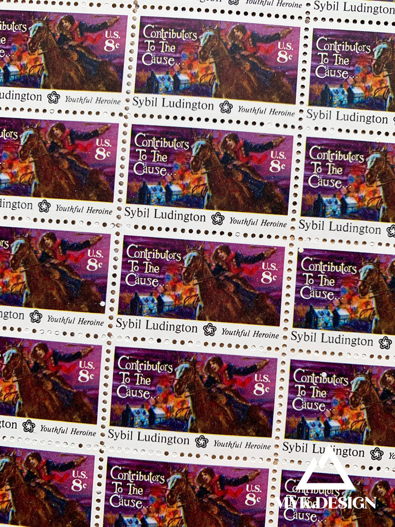 Sybil Ludington Youthful Heroine: Contributors to the Cause 10-50 U.S. Postage Stamps | Face Value 8 Cents | 1975 | Scott 1559