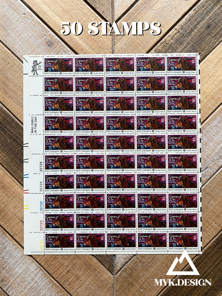 Sybil Ludington Youthful Heroine: Contributors to the Cause 50 U.S. Postage Stamps | Face Value 8 Cents | 1975 | Scott 1559