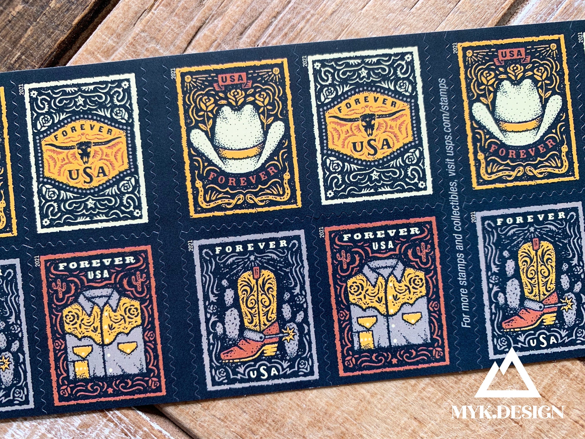 Western Wear U.S. Postage Stamps | Face Value Forever 1 oz Rate  display picture 1