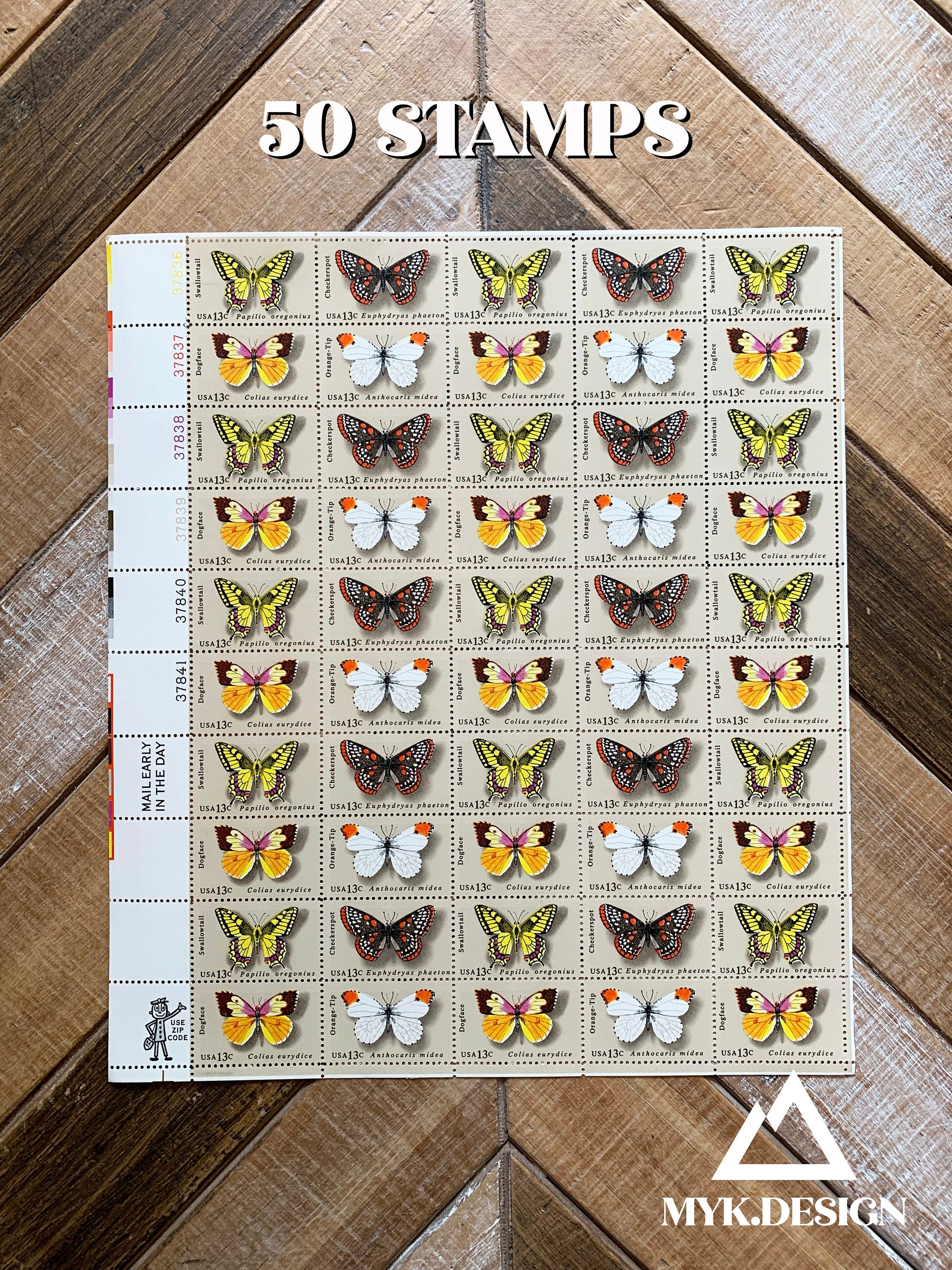 1714 - 1977 13c Butterflies: Dogface - Mystic Stamp Company