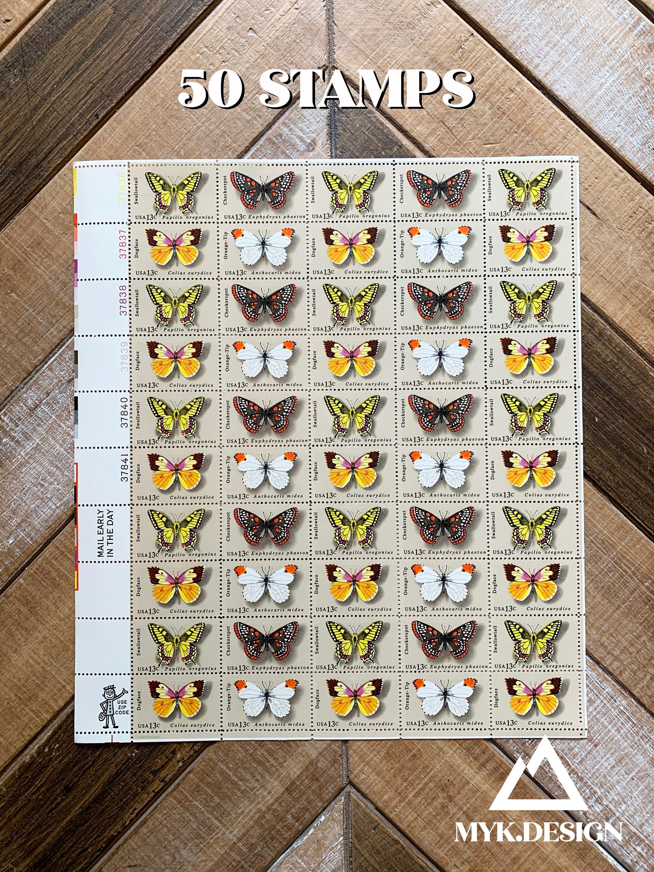 13c Swallowtail Butterfly Stamps - Pack of 10