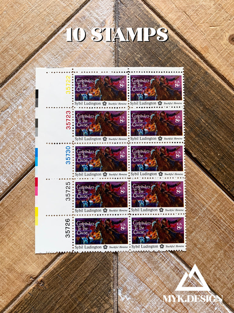 Sybil Ludington Youthful Heroine: Contributors to the Cause 10 U.S. Postage Stamps | Face Value 8 Cents | 1975 | Scott 1559